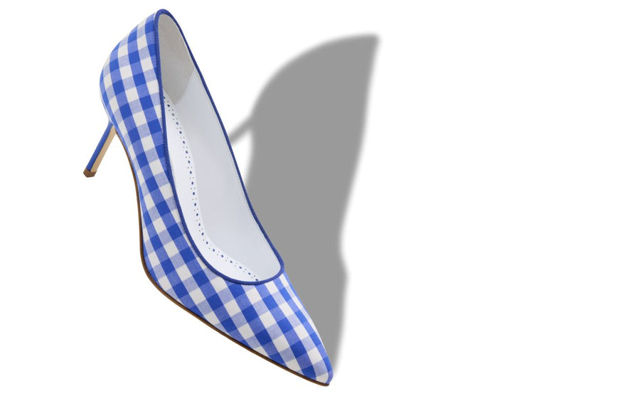 Juliette Muse Blue Almond Toe Pumps