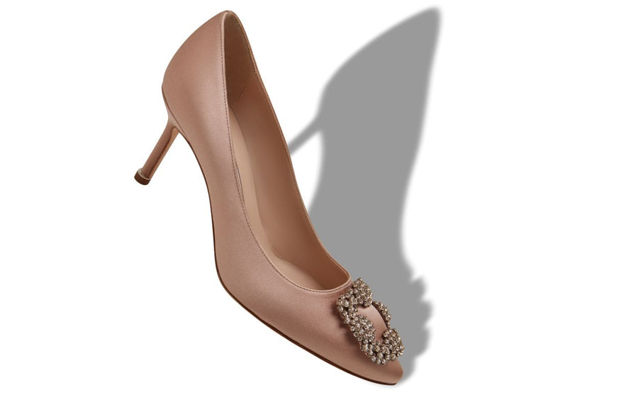 Juliette Dream Neutral Jewel Buckle Pumps