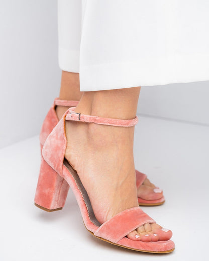 Peach Fuzz Women Heels