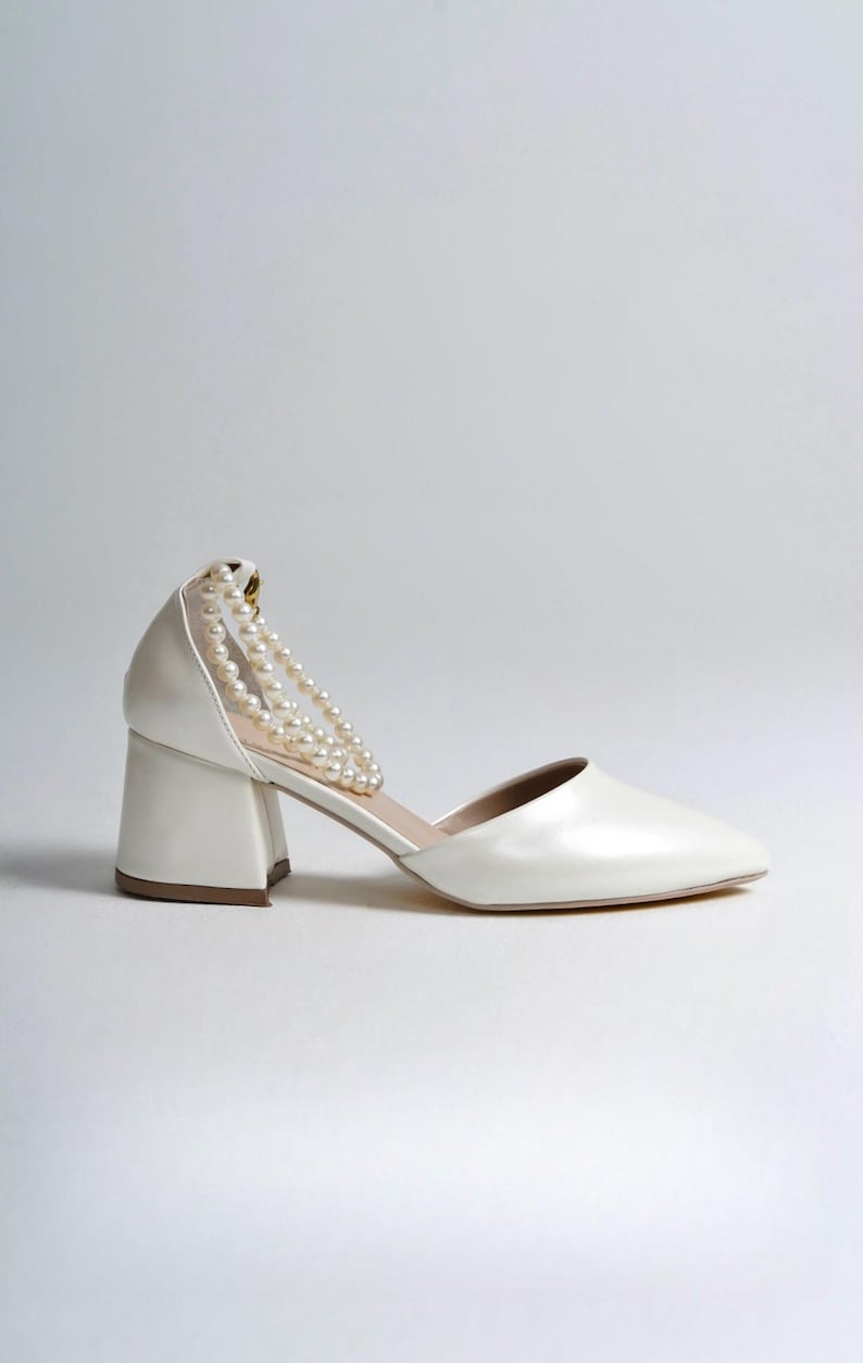 Ivory Bridal Heels, Bride Shoes – photo 7