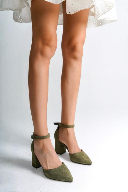 Sage Green Suede Shoes