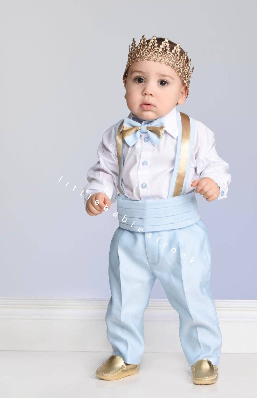 Baby Prince Outfit: Birthday King Costume – close-up