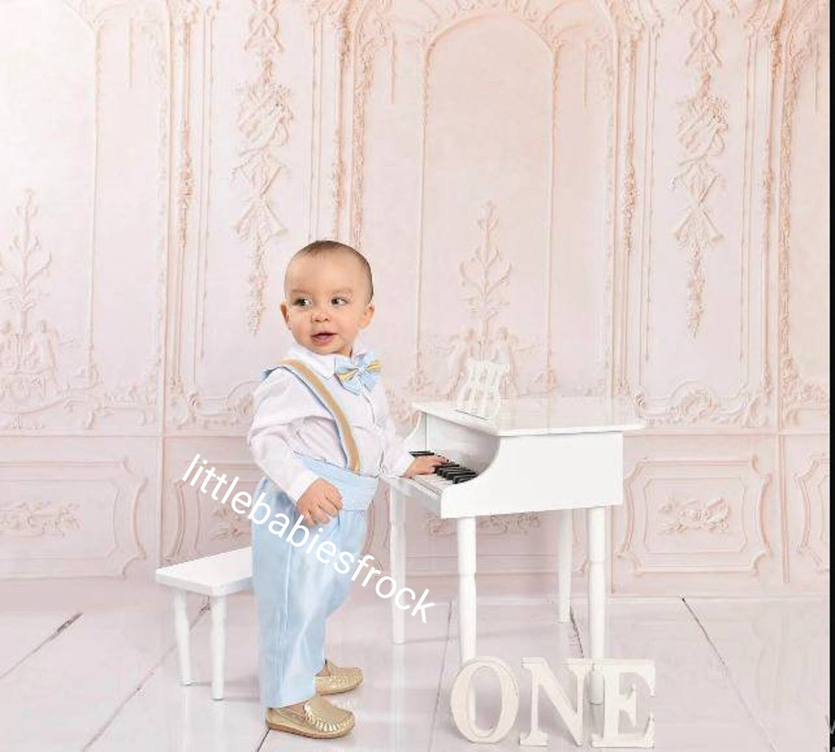 Baby Prince Outfit: Birthday King Costume – side view