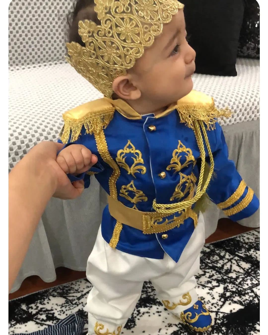 Prince Charming Costume: Baby Toddler Birthday King Suit – styled look