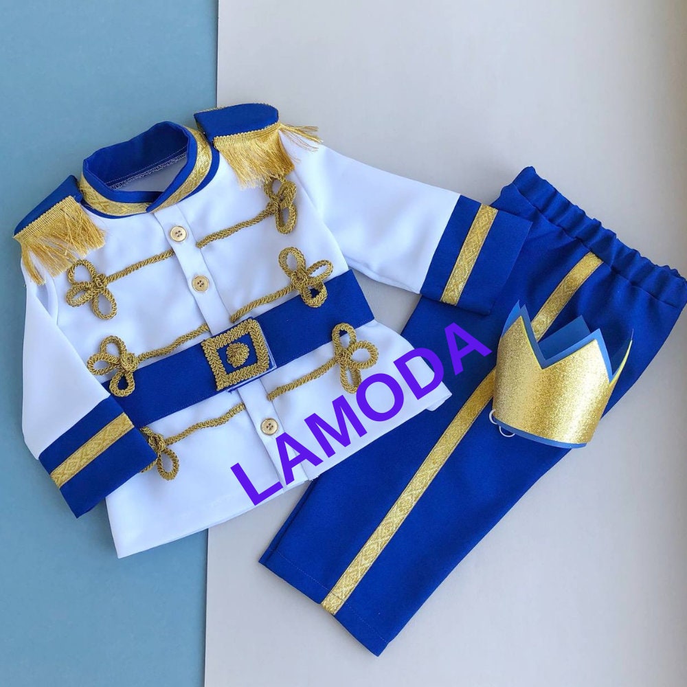 Prince Charming Costume: Baby Toddler King Suit, Special Day Outfit for birthdays