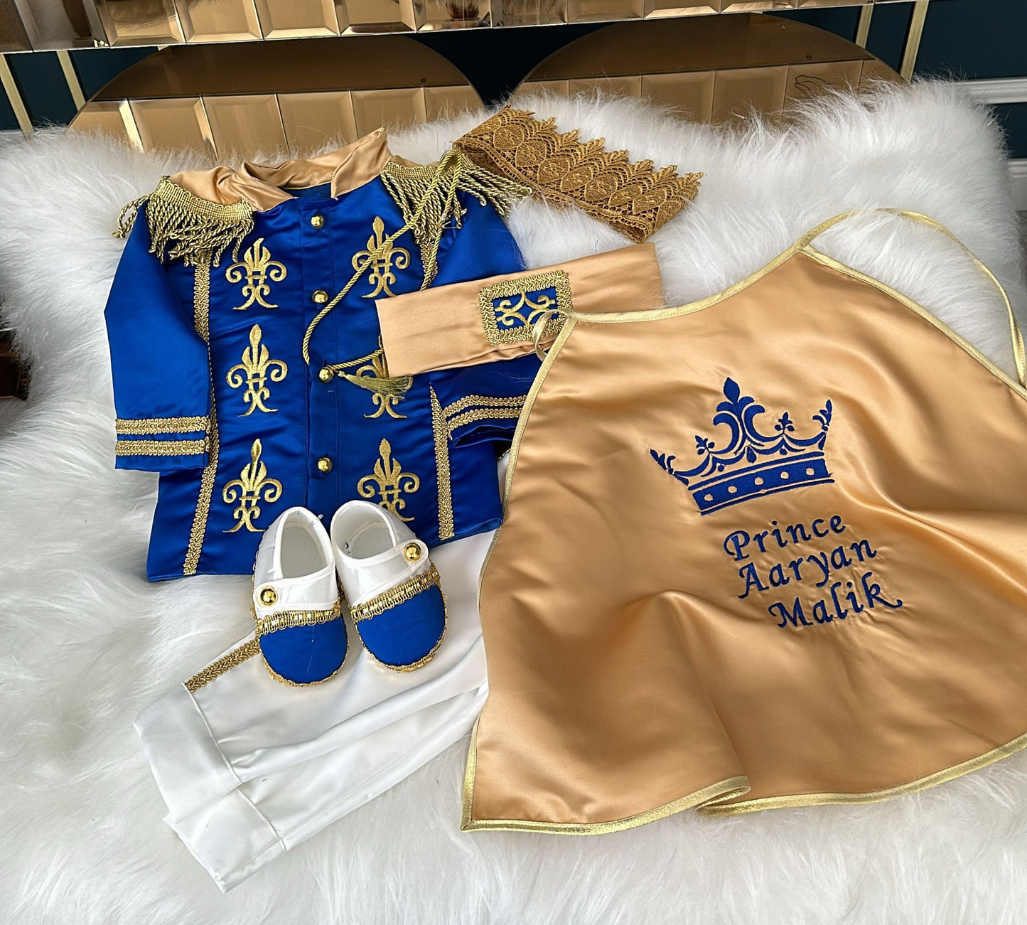 Prince Charming Costume: Baby Toddler Birthday King Suit