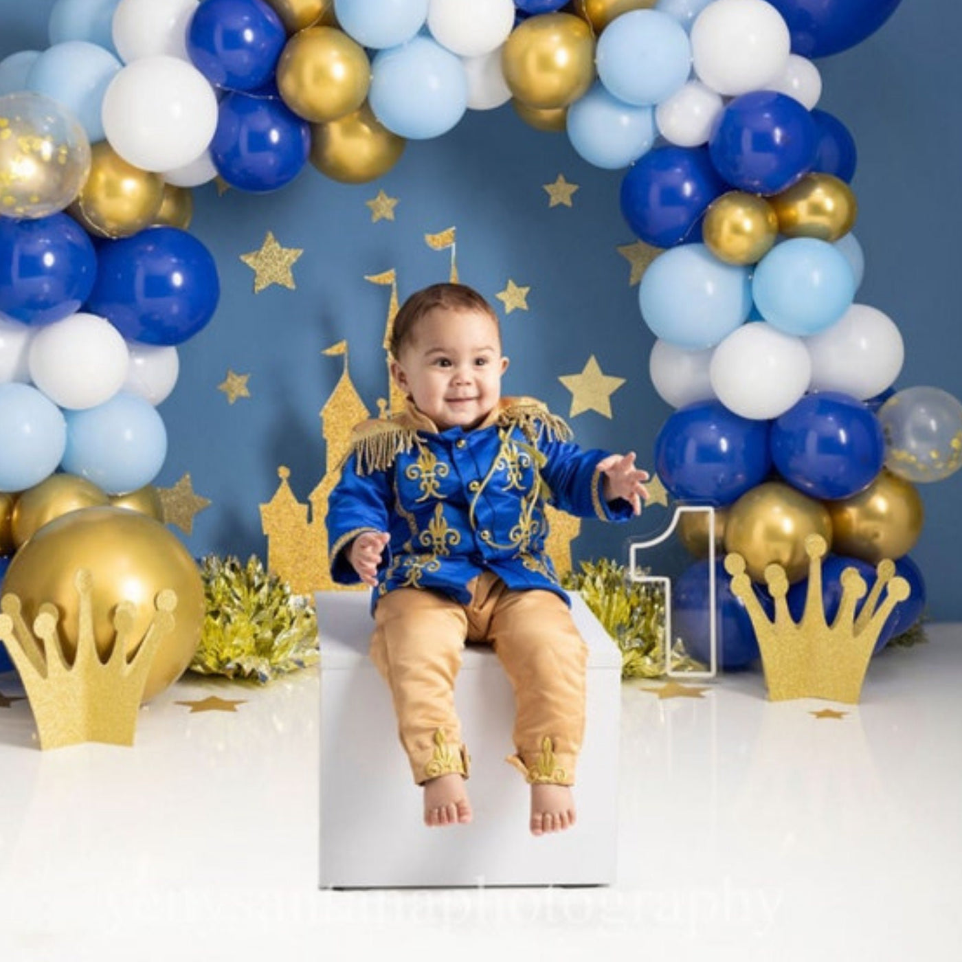 Prince Charming Costume: Baby Toddler Birthday King Suit for birthdays
