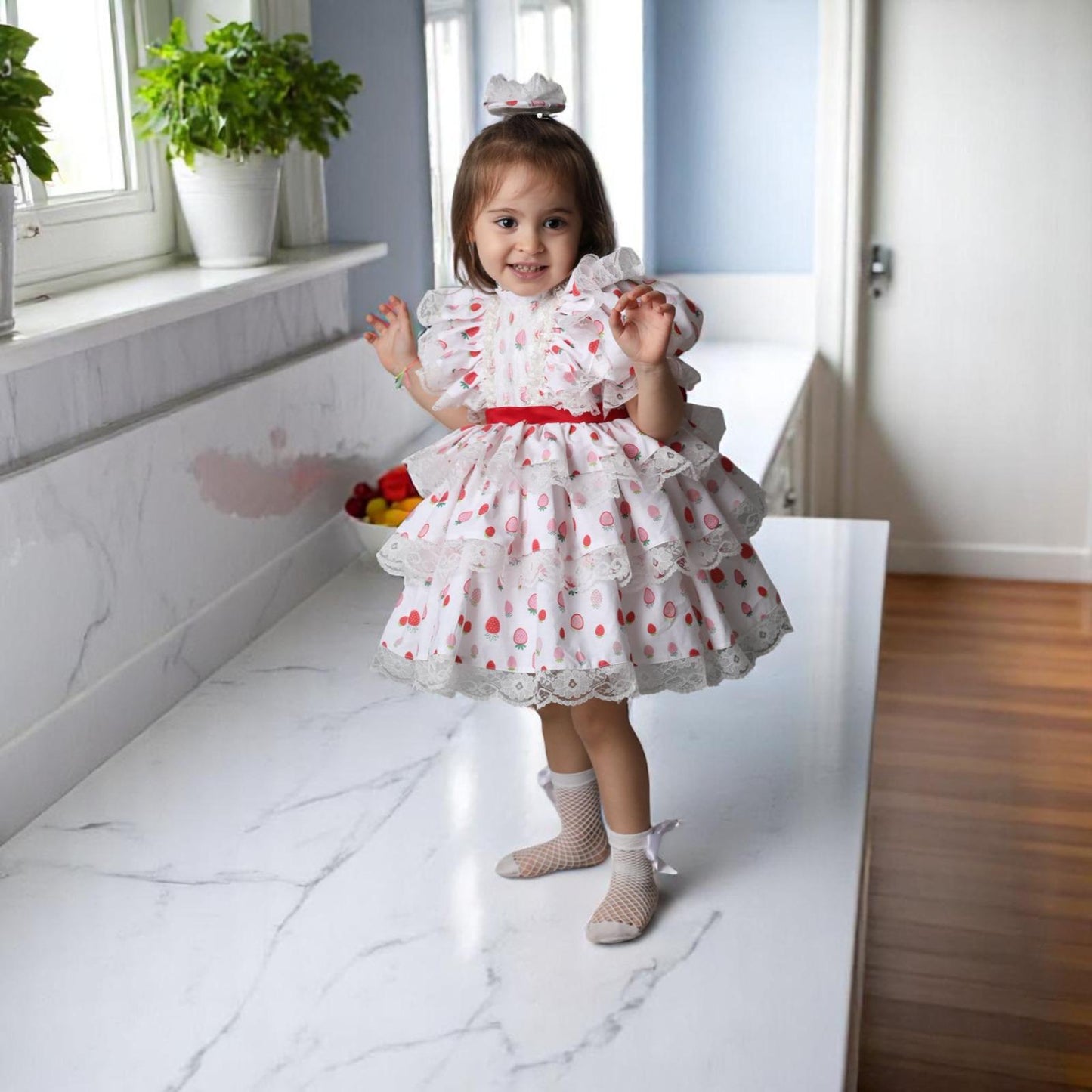 Handmade Sequin Tulle Tutu Dress: Princess Party Flower Girl Dress