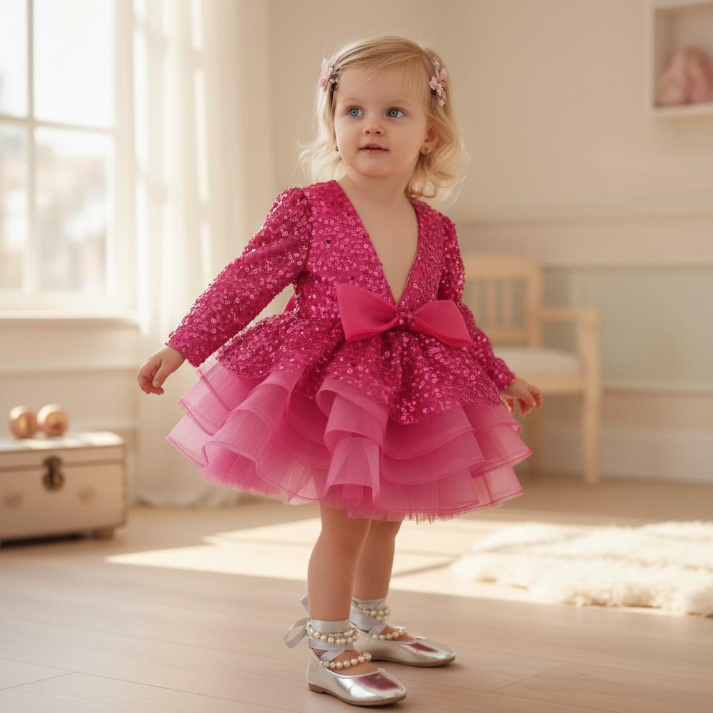 Christmas Dress For Toddlers, Toddlers Christmas Dress, Tutu Dress For Girls, Perfect for parties, or special occasions –