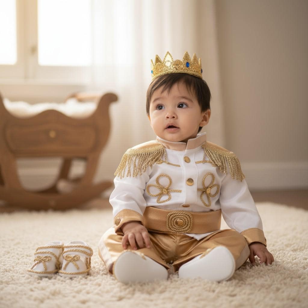 Baby Royal Prince Costume – close-up