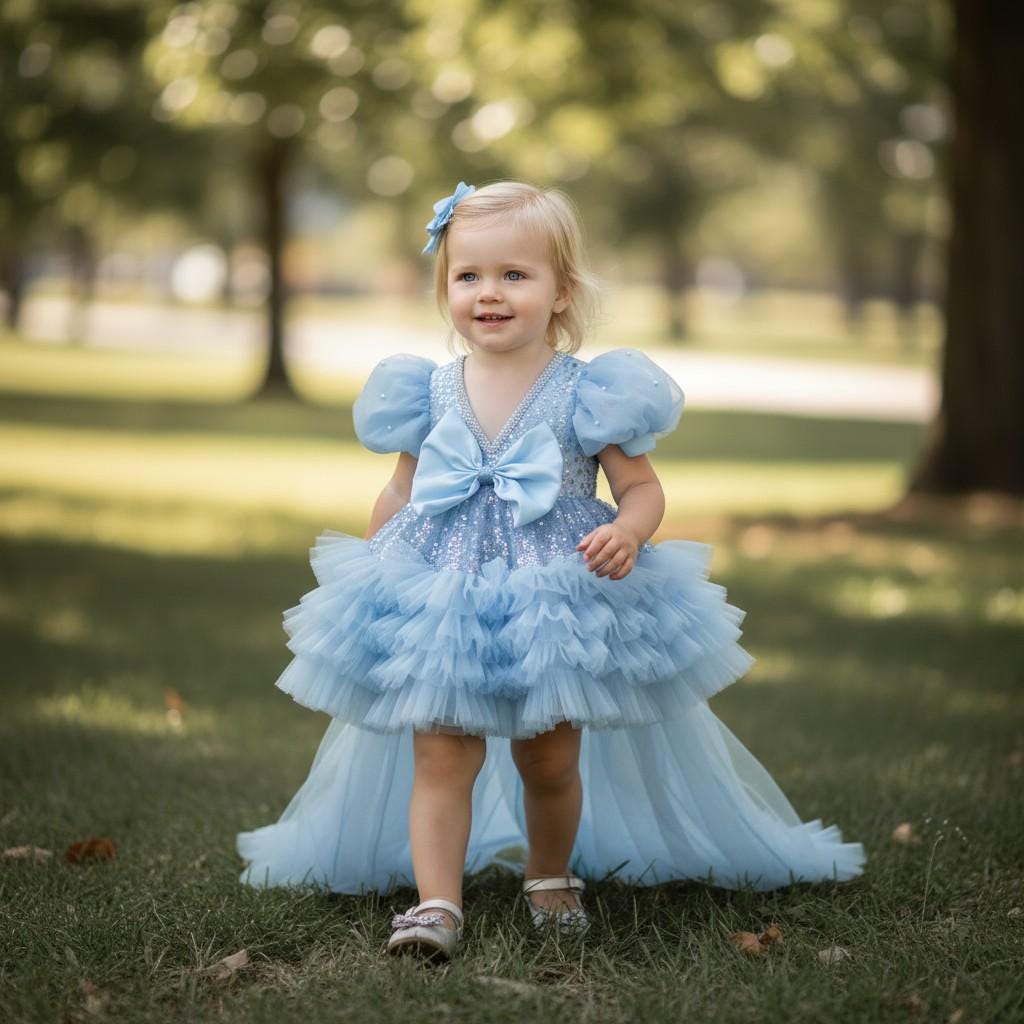 Blue Gingham Dorothy Dress | Toddler Costume | Fairytale Princess Birthday Dress | Handmade Outfit for birthdays