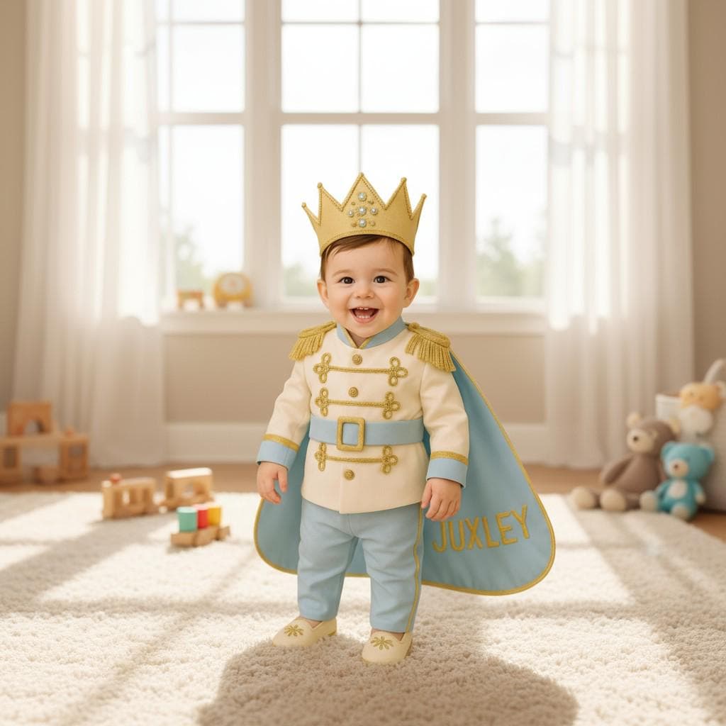 Regal Blue Toddler Outfit – styled look