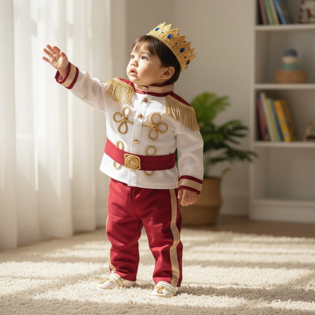 Handmade Royal Prince Costume: