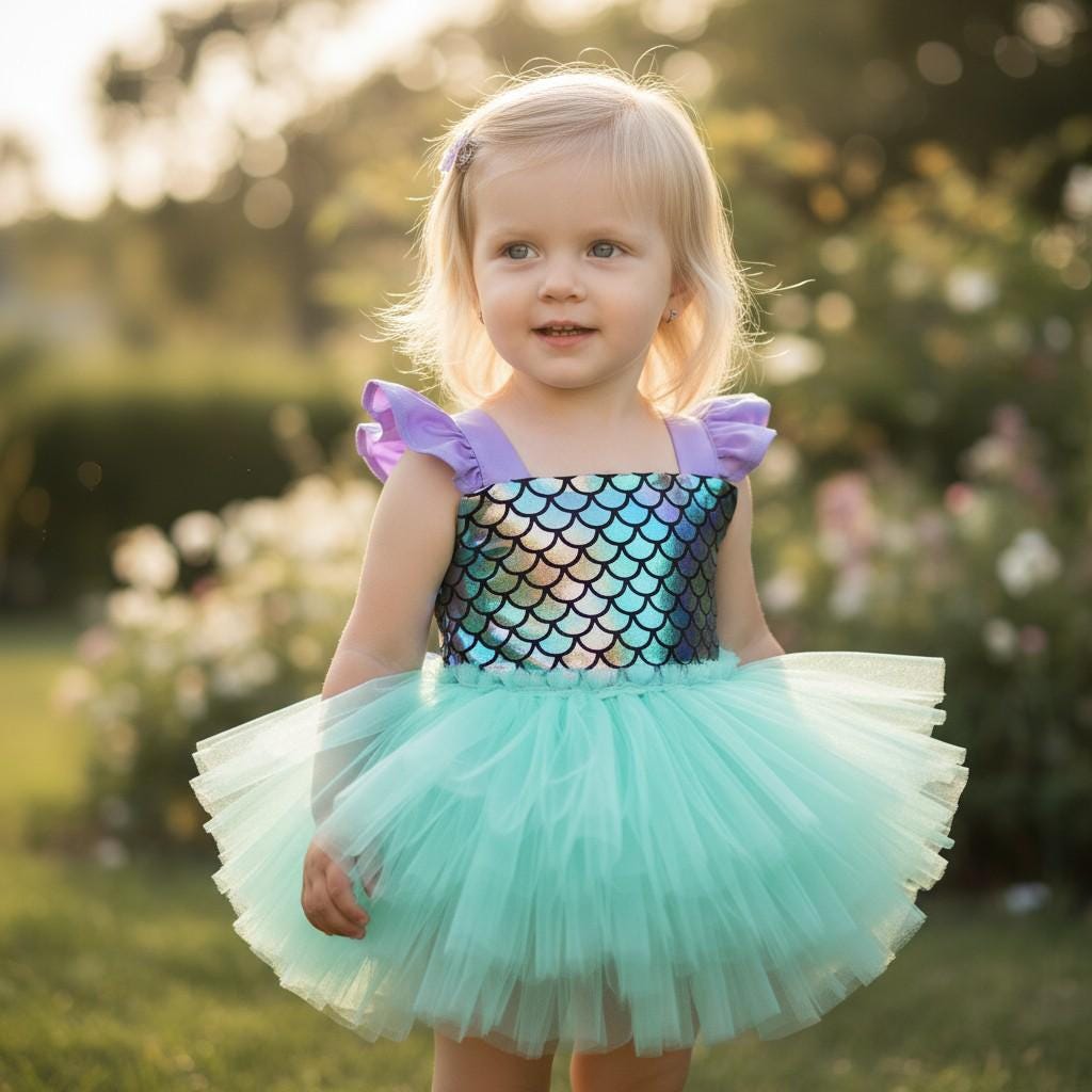 Handmade Mermaid Tulle Dress – styled look