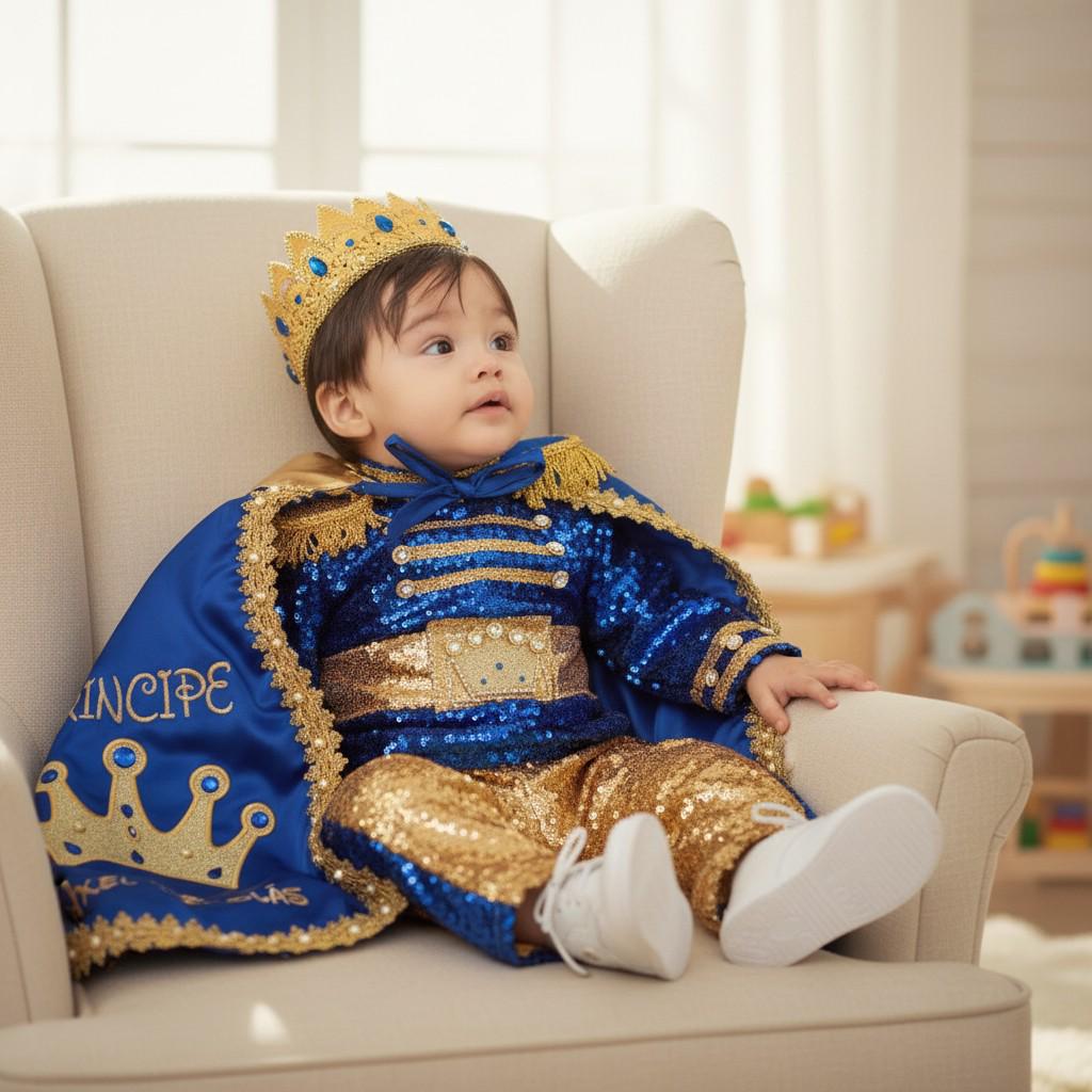 Baby Prince Charming Outfit – detail shot