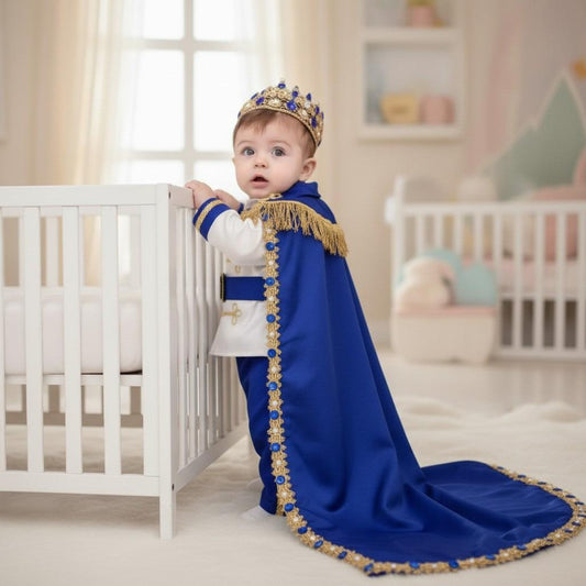 Prince Charming Outfit for Baby Boy Royal Blue