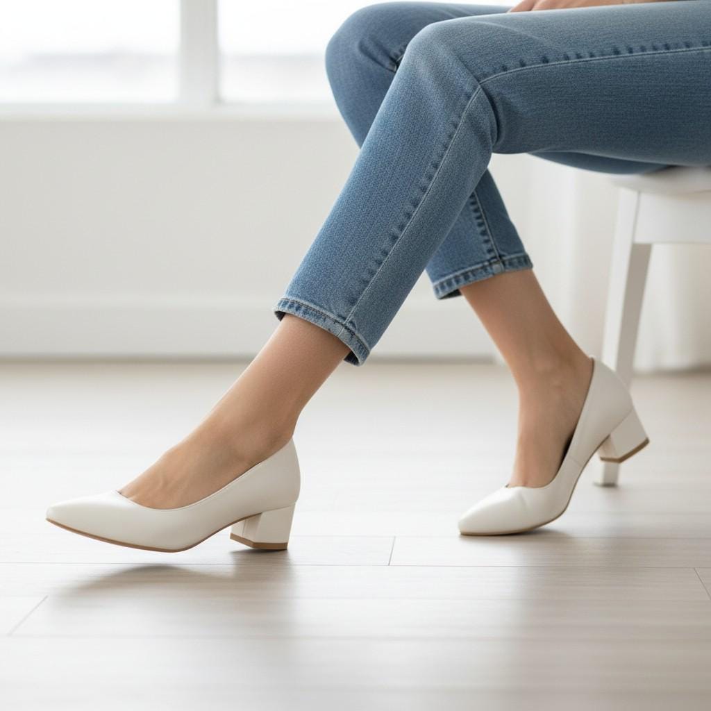 Glossy Patent Leather Heels Women Block Heel Pumps Elegant Comfortable Dress Shoes Nude Shiny Heels