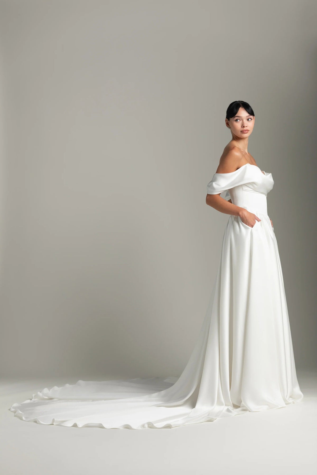 Alara Wedding Dress, luxury bridal gown, additional product image 7 by SimmiUnique