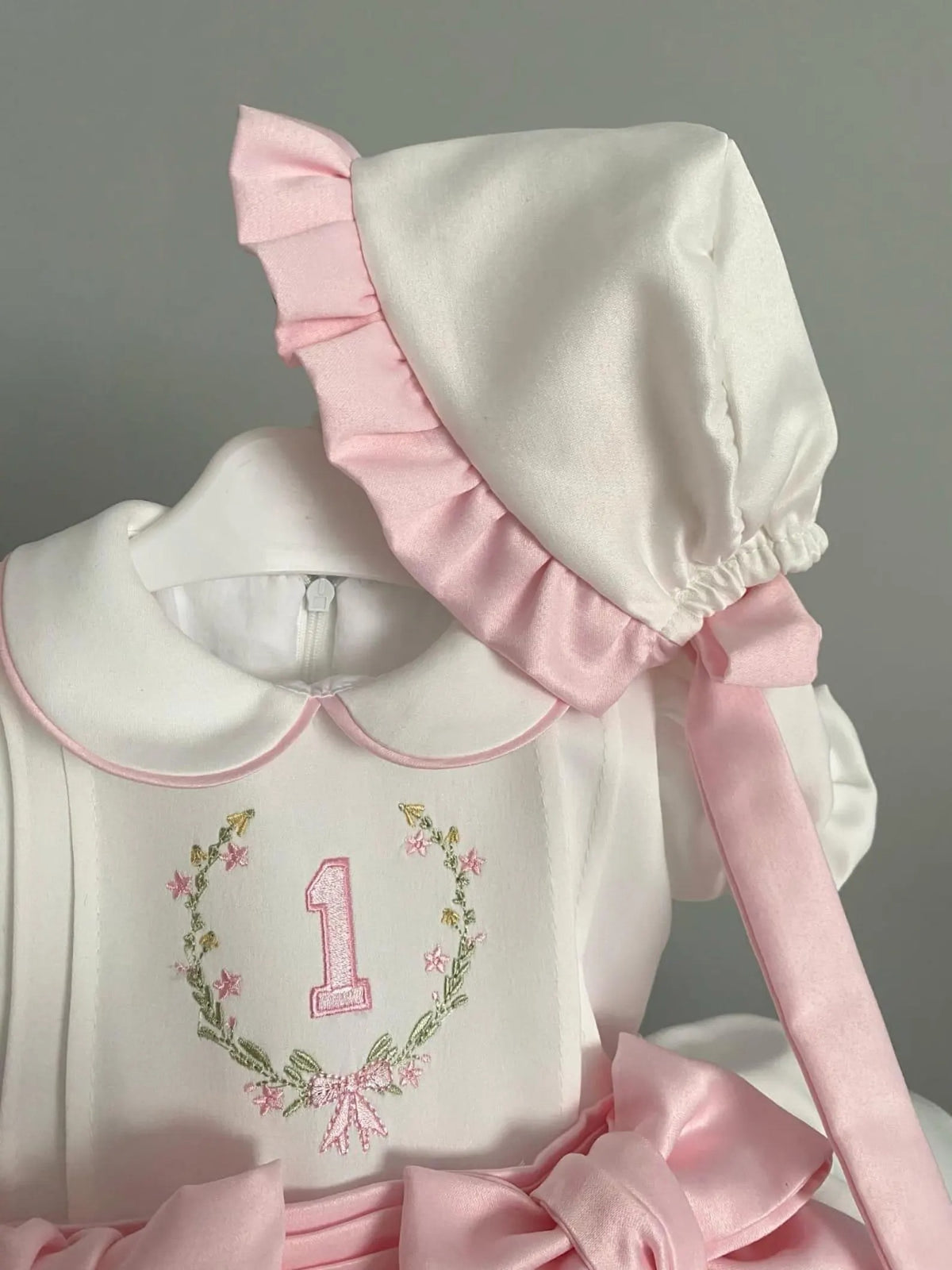 Personalized Baby Girl Circus Dress – close-up
