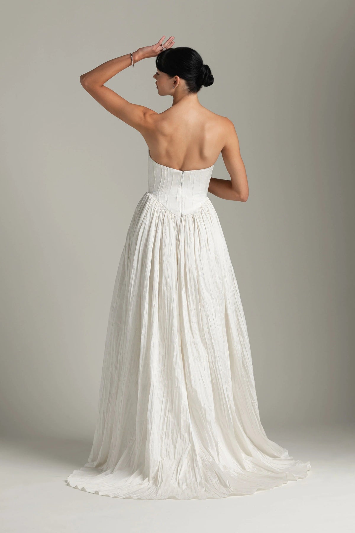 Aisling Strapless Wedding Dress, luxury bridal gown, additional product image 4 by SimmiUnique