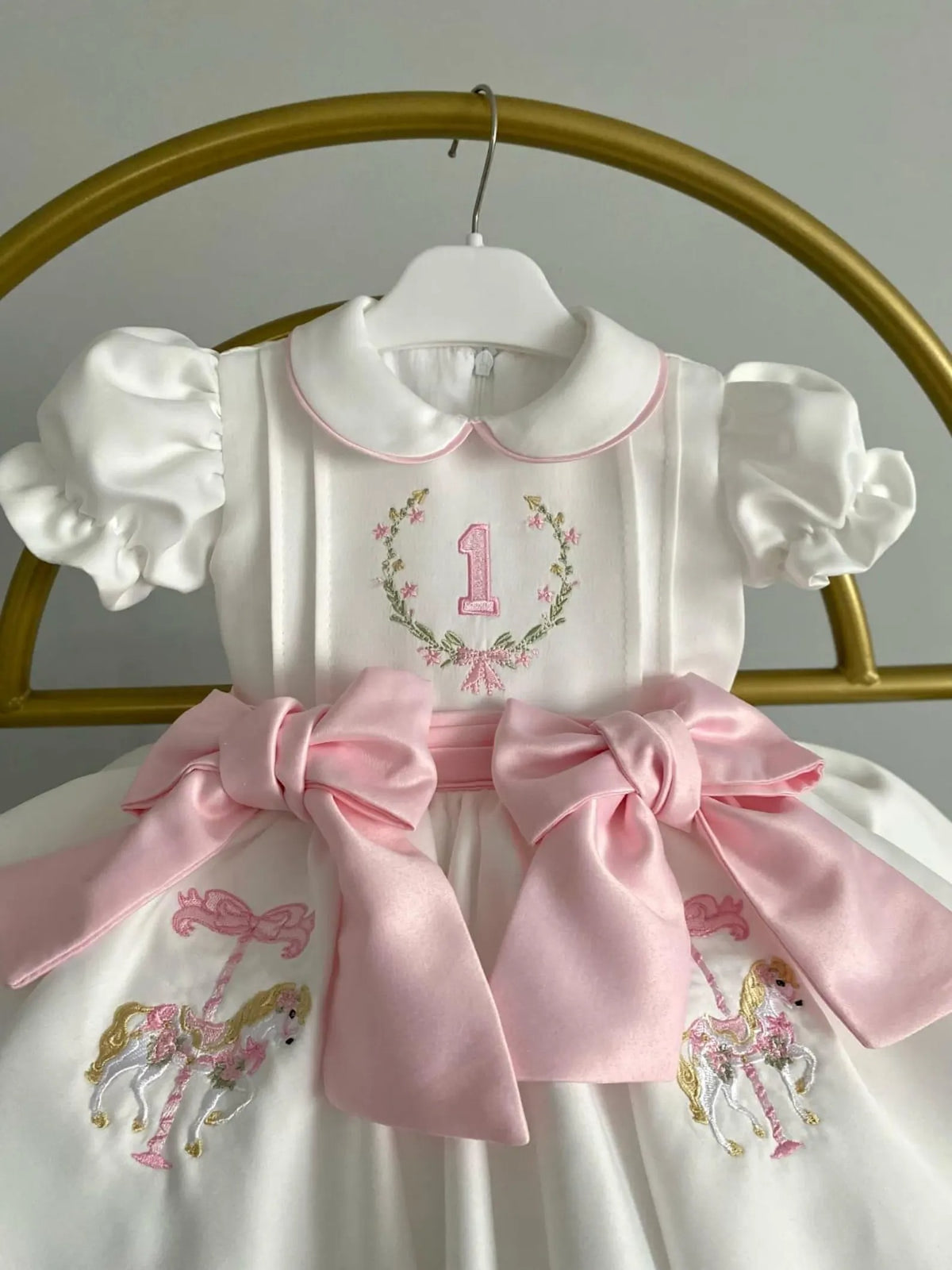 Personalized Baby Girl Circus Dress – photo 7