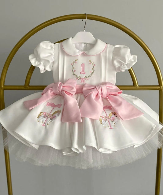 Personalized Baby Girl Circus Dress