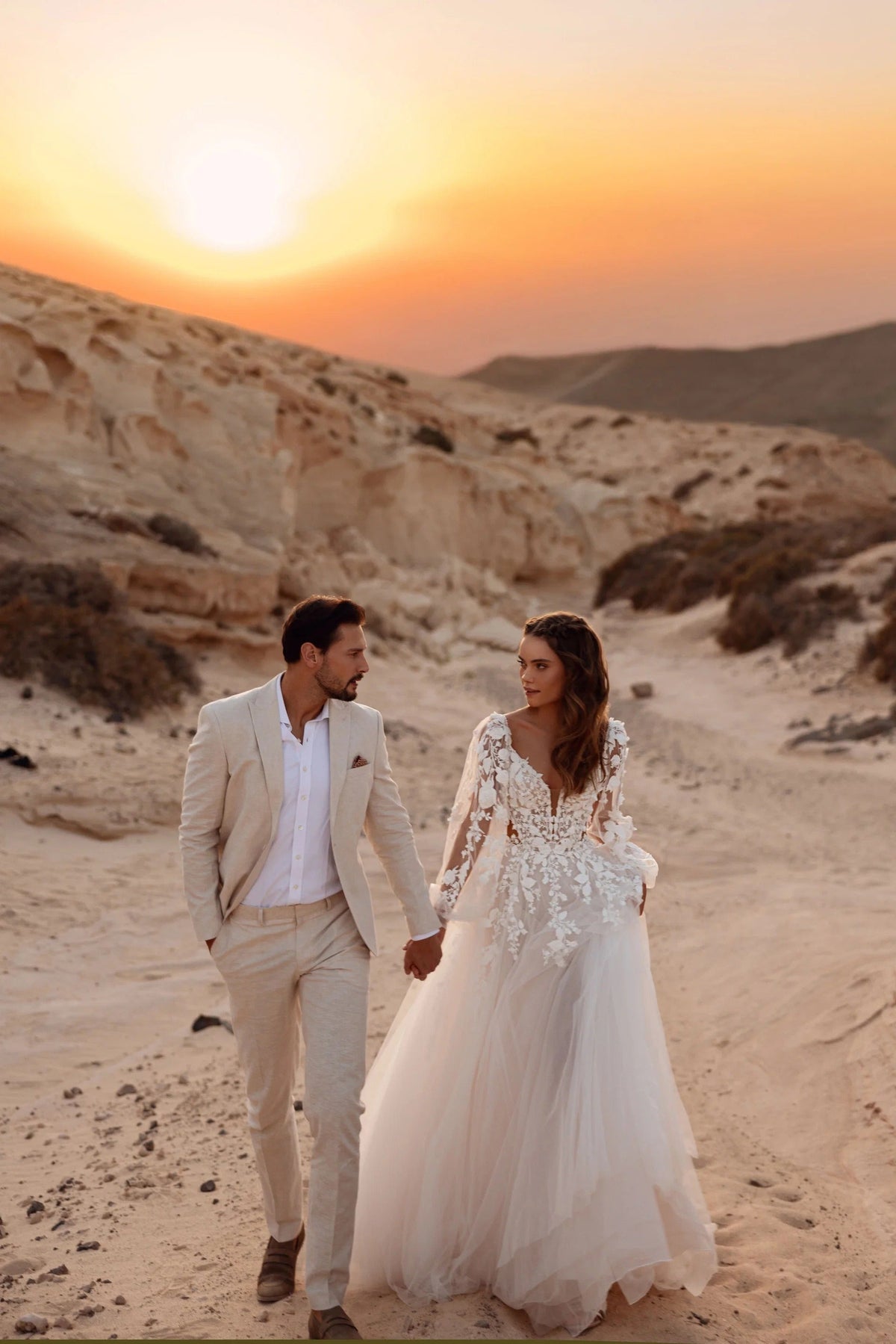 Alia Lace Floral Wedding Dress, luxury bridal gown, additional product image 6 by SimmiUnique