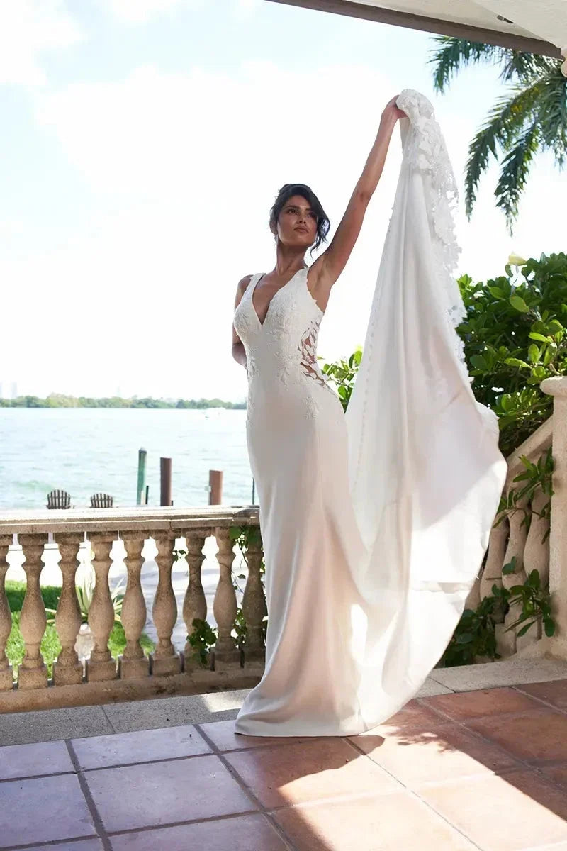 Adriana Wedding Dress, luxury bridal gown, additional product image 4 by SimmiUnique
