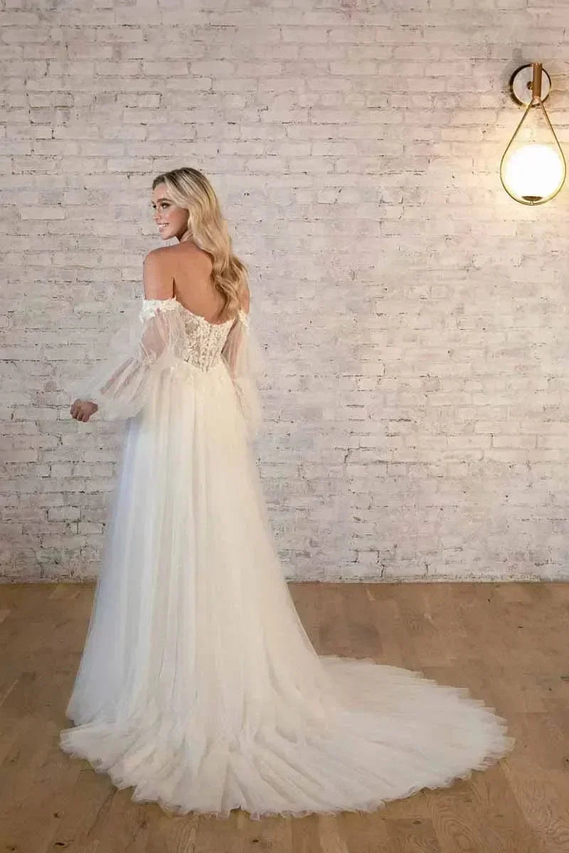 Adelina Wedding Dress, luxury bridal gown, additional product image 7 by SimmiUnique