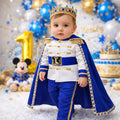Blue Gold First Birthday Costume