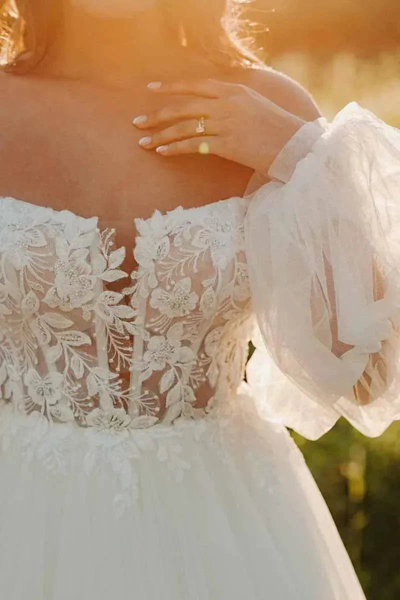 Adelina Wedding Dress, luxury bridal gown, additional product image 5 by SimmiUnique