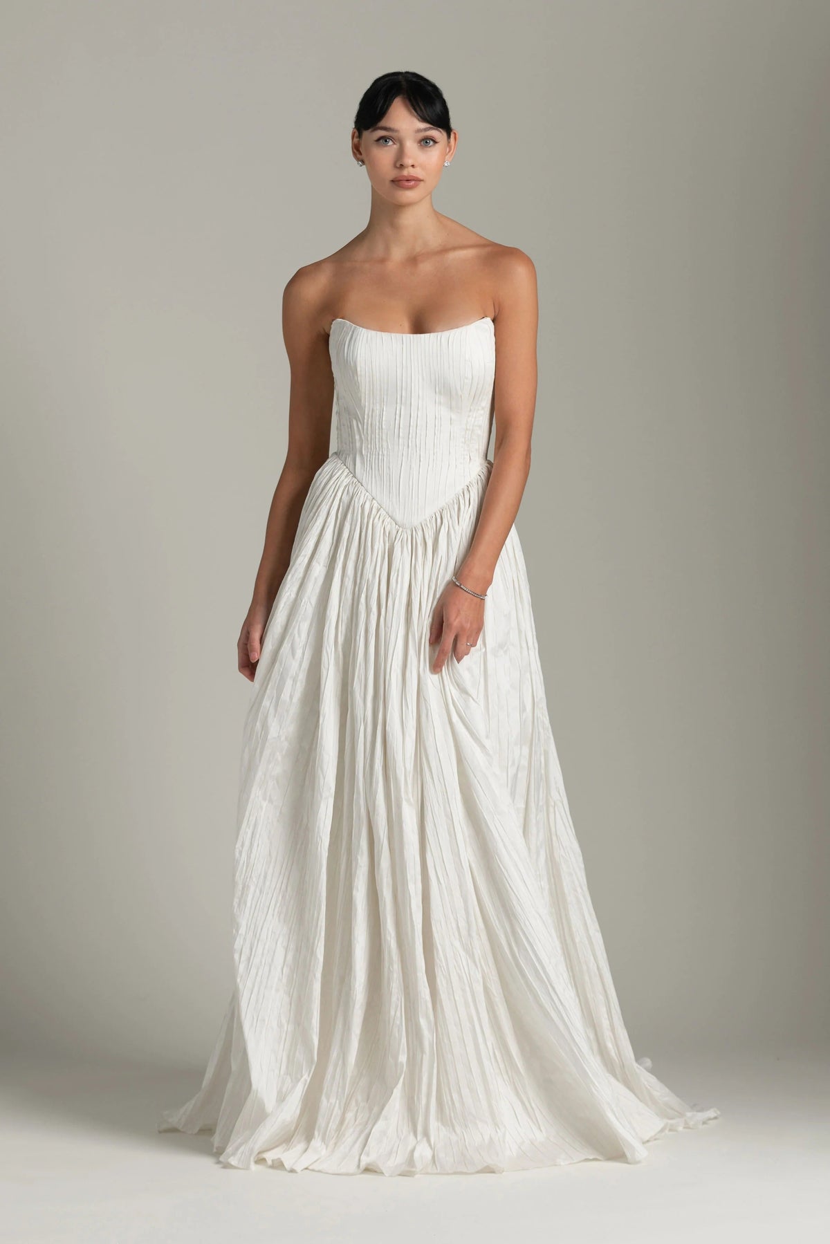 Aisling Strapless Wedding Dress, luxury bridal gown, additional product image 2 by SimmiUnique