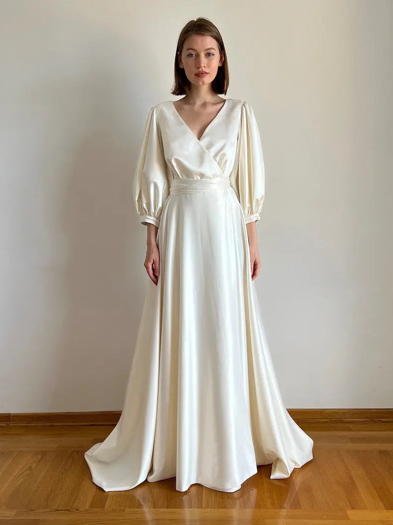 ıvory wedding dress simmiunique