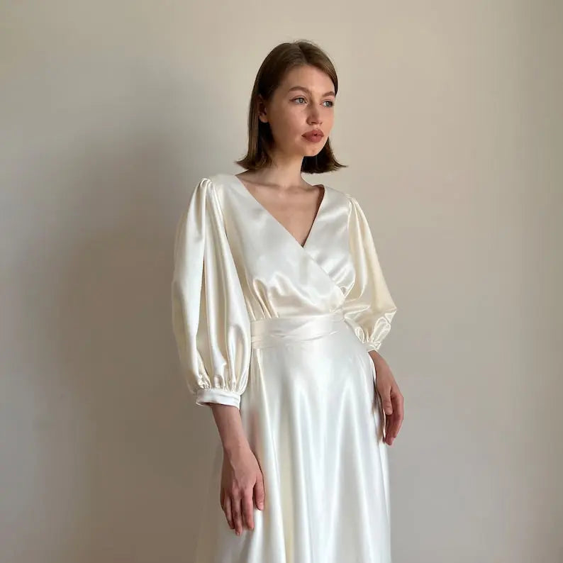 ıvory wedding dress simmiunique