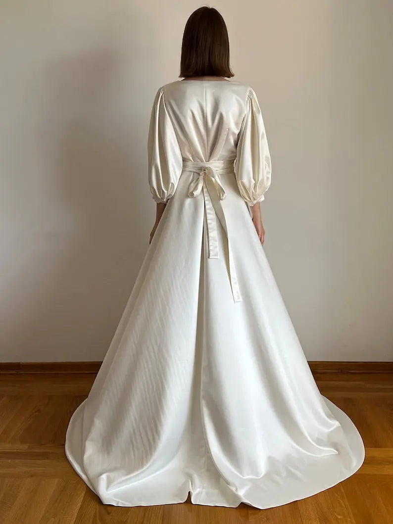 ıvory wedding dress simmiunique