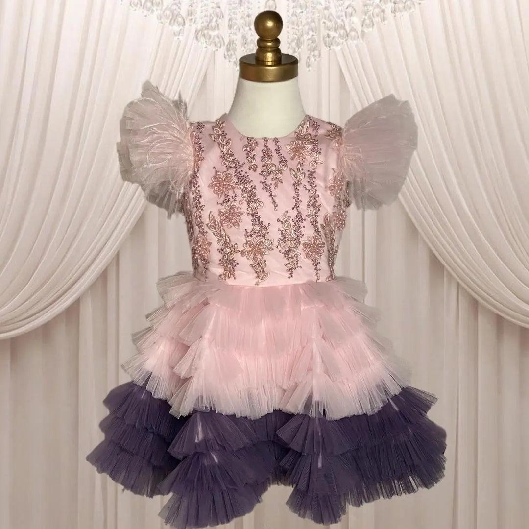 Luisa mermaid-style dress in pink - photo 3