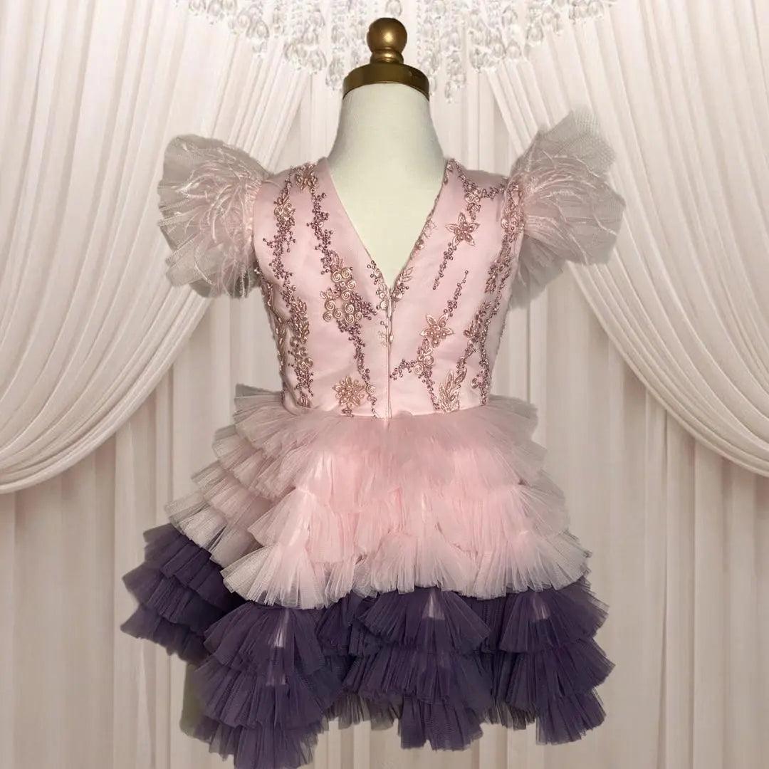 Luisa mermaid-style dress in pink - photo 4