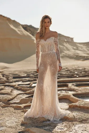 Otto Lace Corset Wedding Dress | SimmiUnique