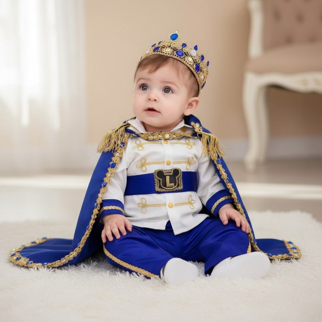 Boys Kids Prince King Cosplay – side view