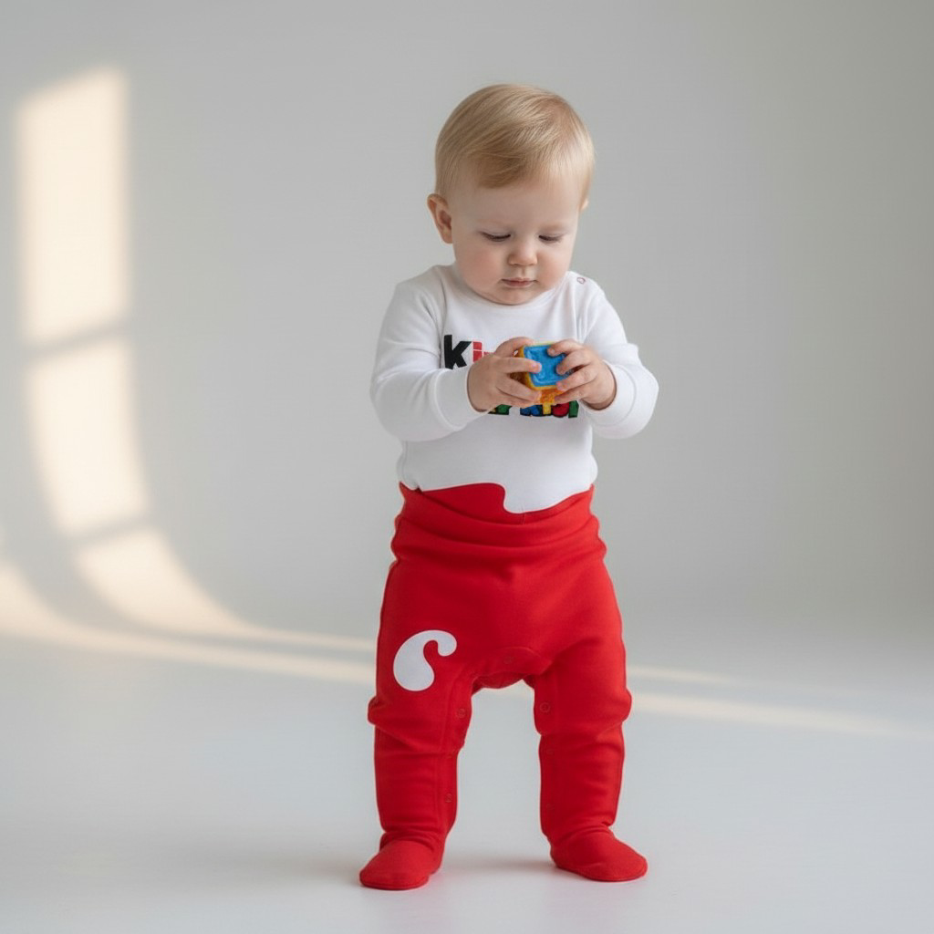 Baby Romper Kinder Surprise Egg – detail shot