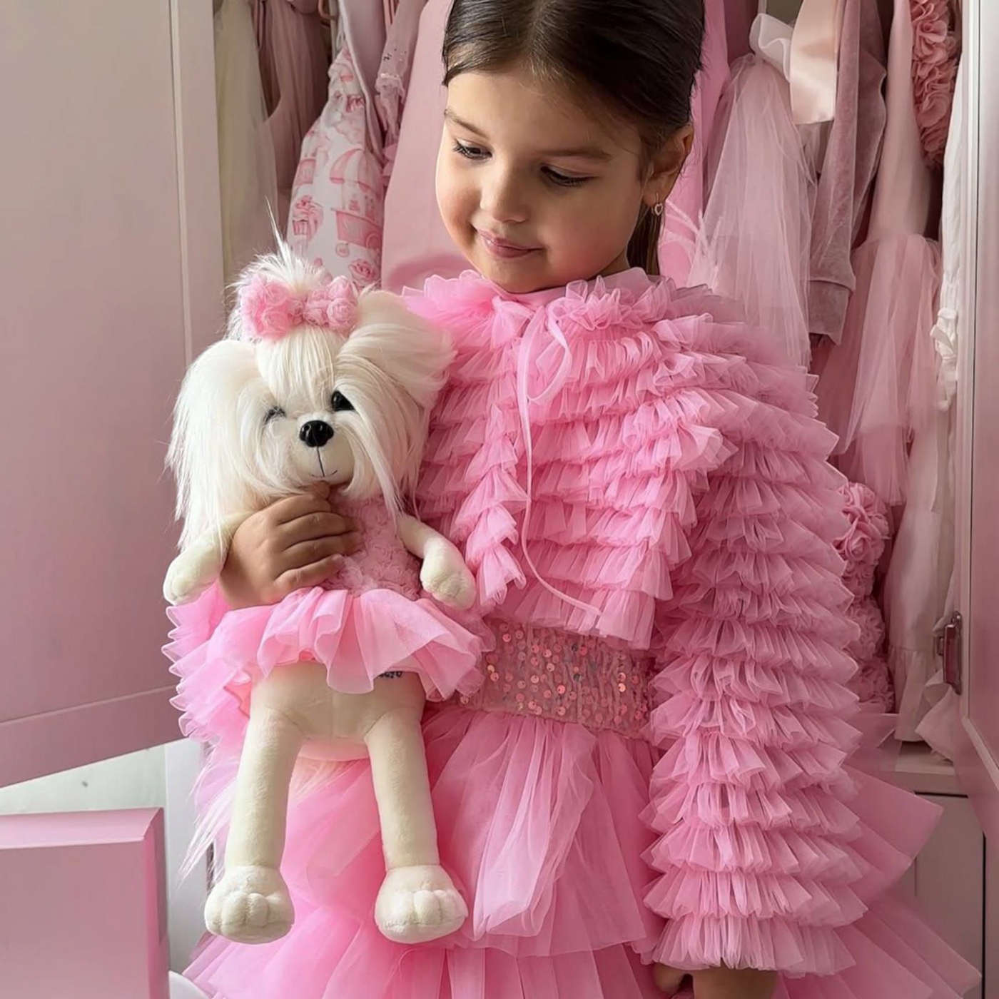 Butterfly Pink Dress for birthdays