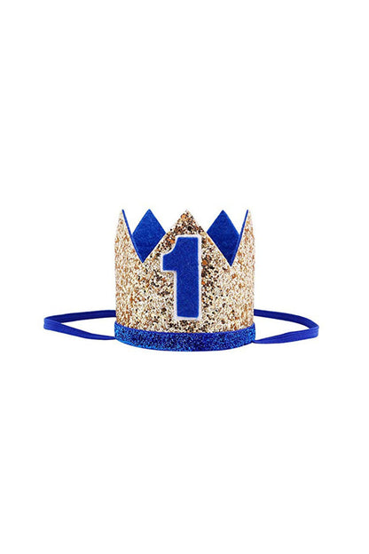Royal Blue Prince King outfit first smash cake