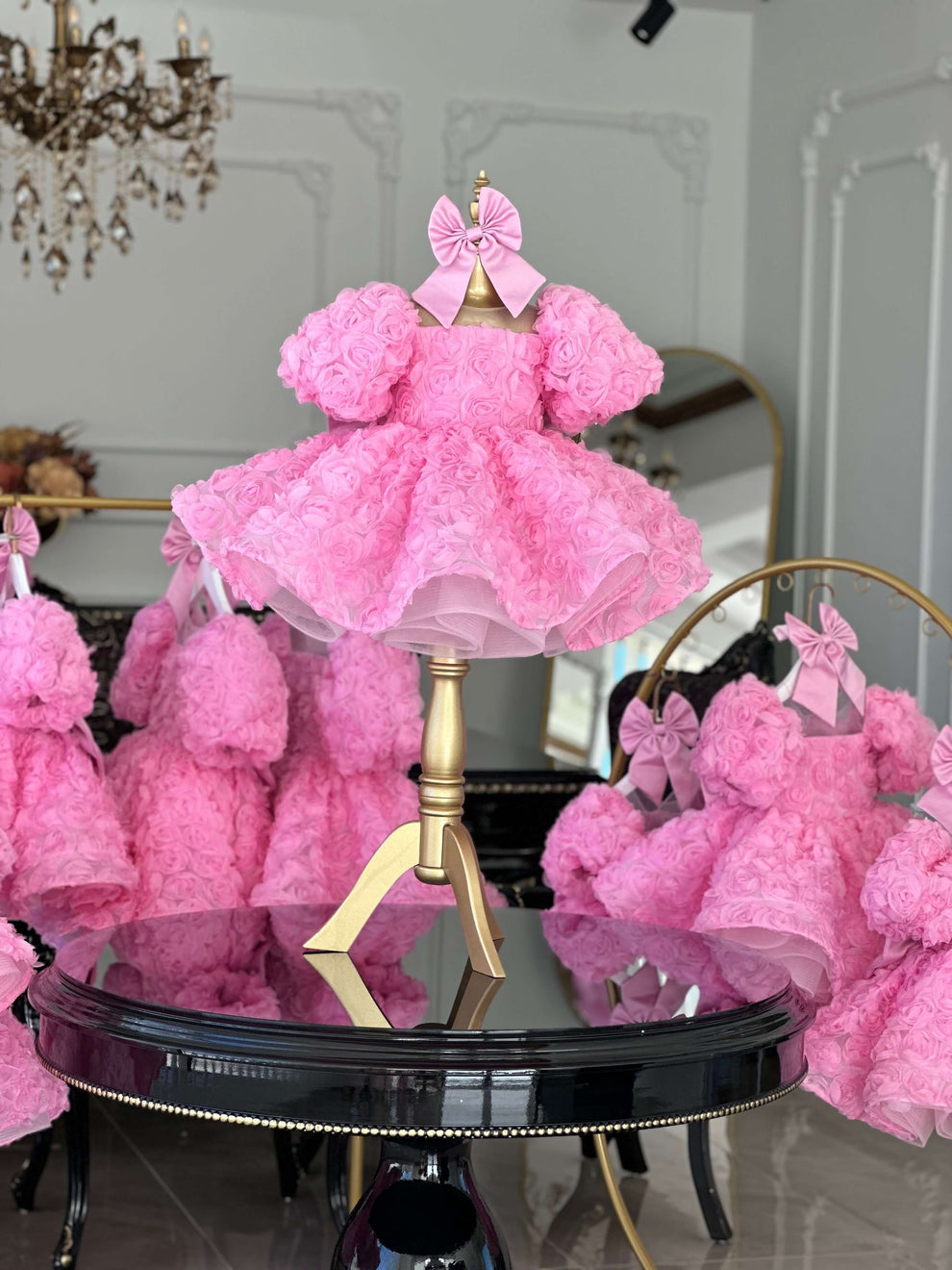 Pink tutu dress – full outfit view