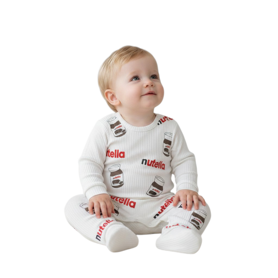 Baby Nutella Romper Set Soft