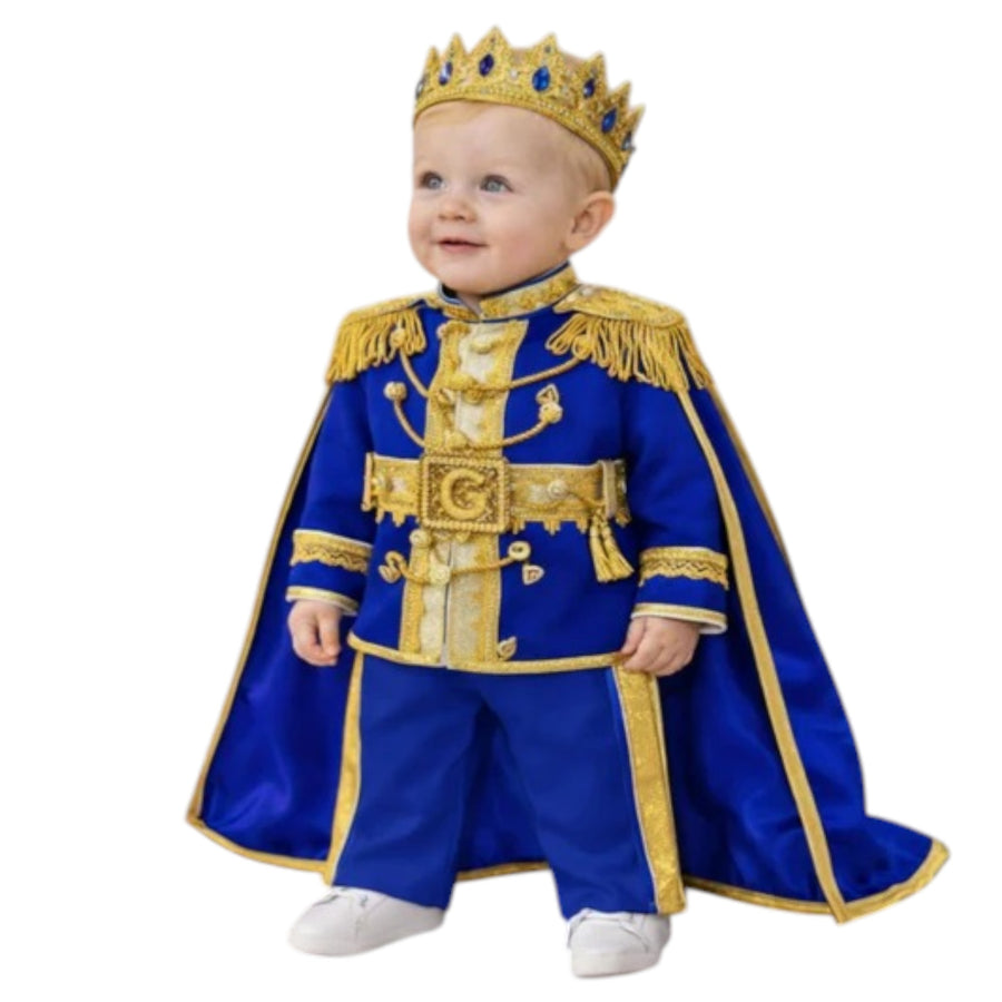 Royal Baby Boy Outfit Prince Costume Birthday Set