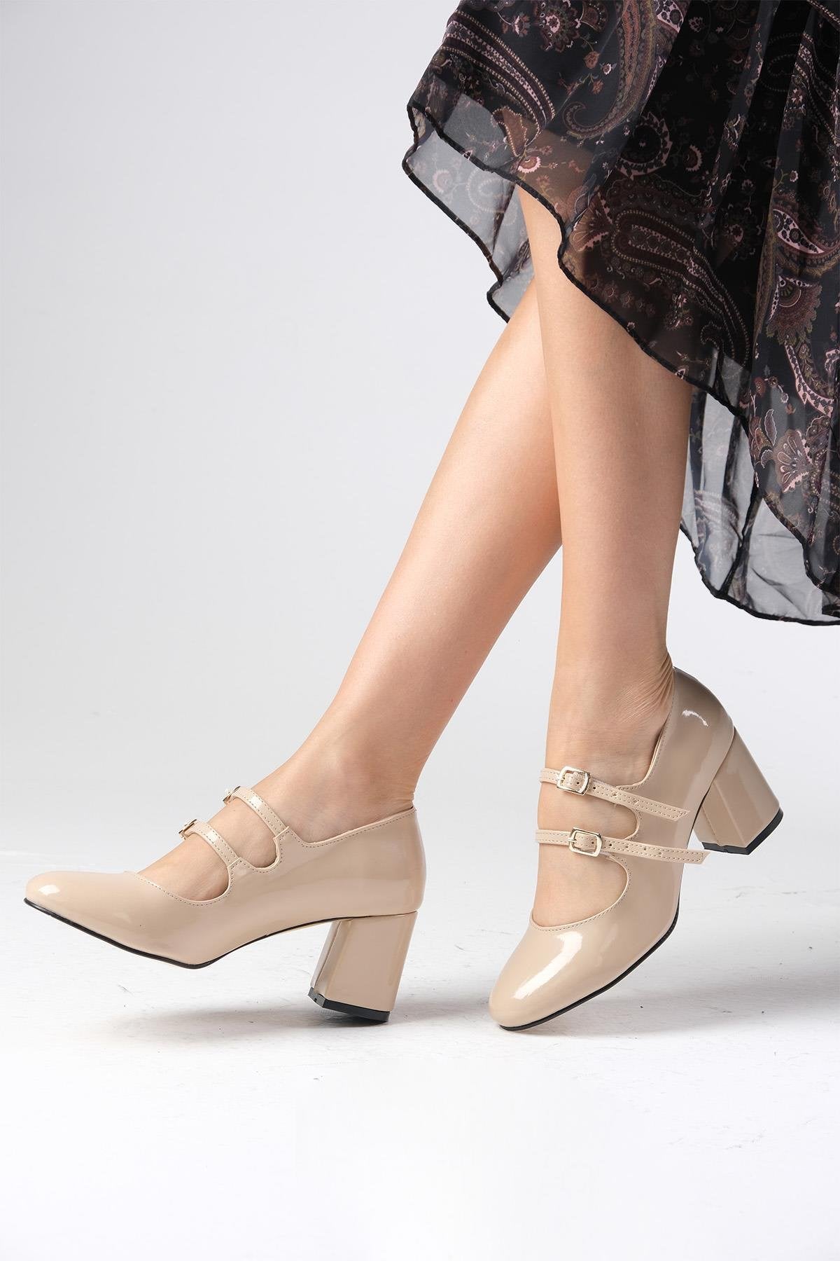 Tiana Burgundy Heels – photo 19