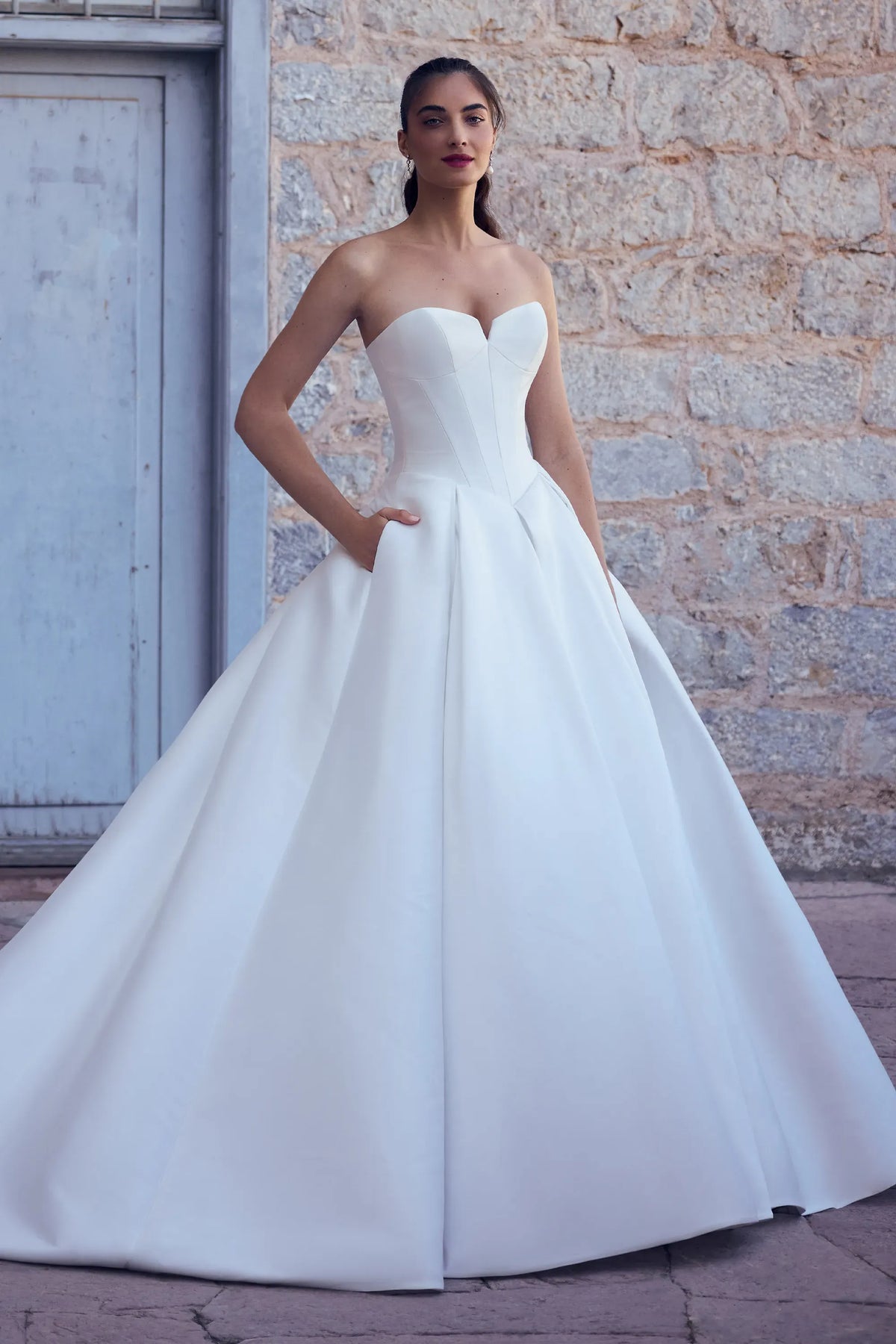 Elli Wedding Dress, luxury bridal gown, additional product image 2 by SimmiUnique