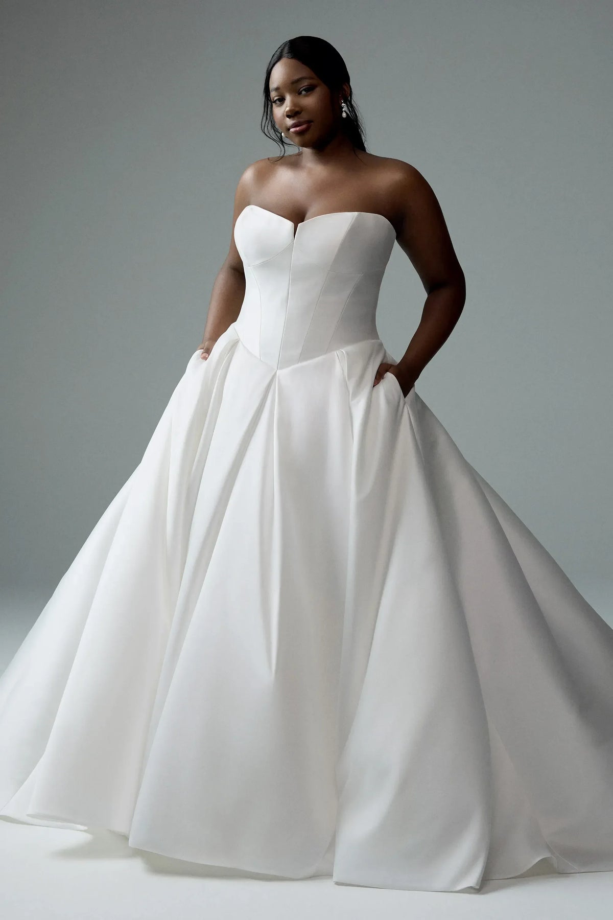 Elli Wedding Dress, luxury bridal gown, additional product image 3 by SimmiUnique