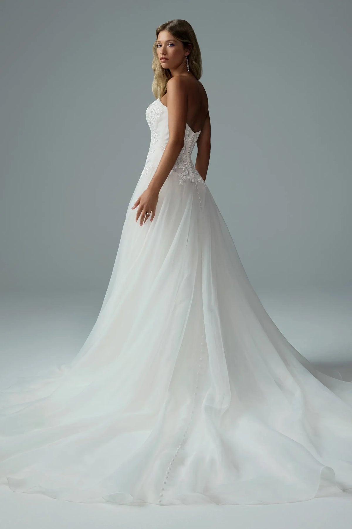Dax Wedding Dress, luxury bridal gown, additional product image 2 by SimmiUnique